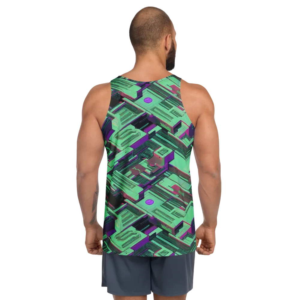 Prismatic Press on Men's Tank Top — Back