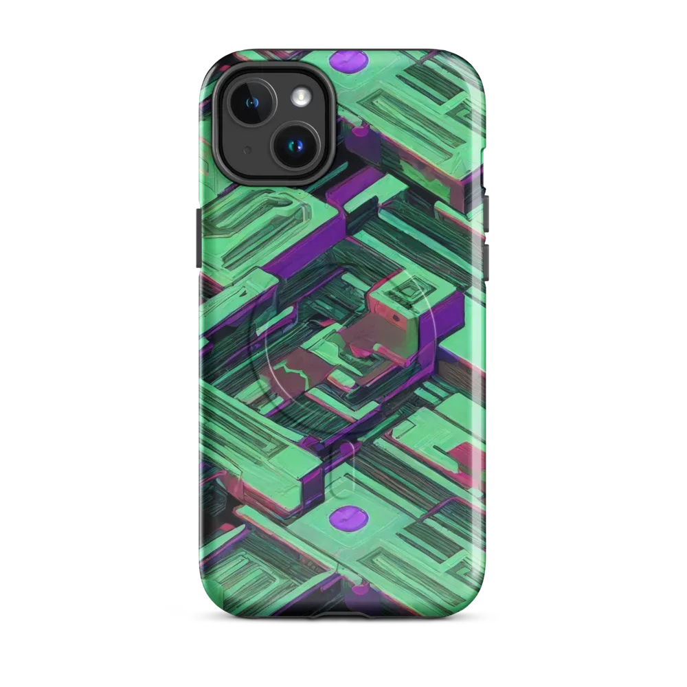 Prismatic Press on MagSafe Tough Case for iPhone® — Front