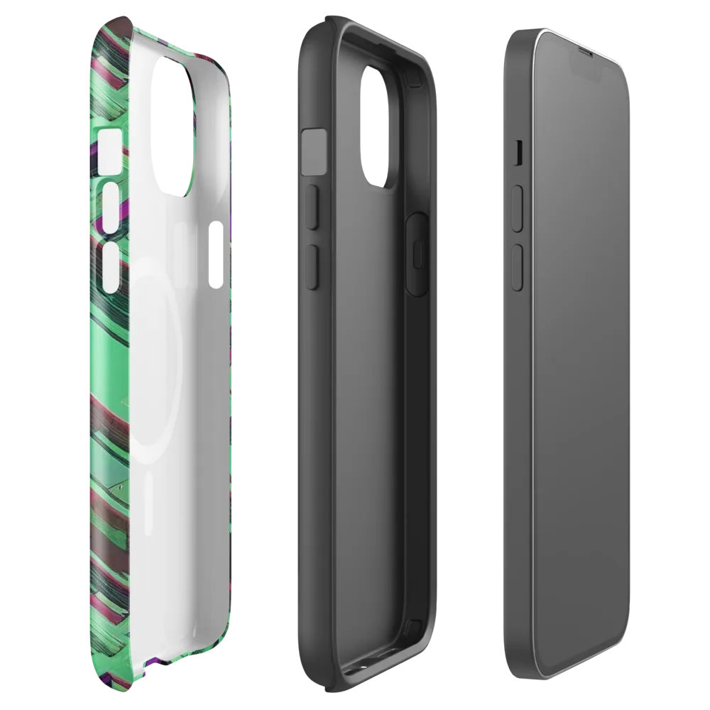Prismatic Press on MagSafe Tough Case for iPhone® — Front
