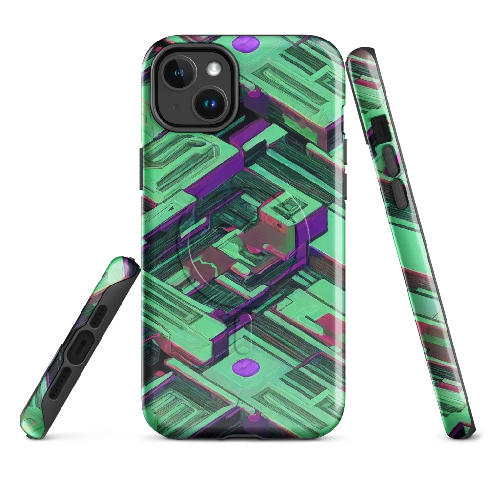 Prismatic Press on MagSafe Tough Case for iPhone® — Front