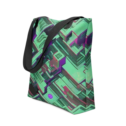 Prismatic Press on a Tote Bag
