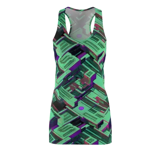 Prismatic Press on a Racerback Dress