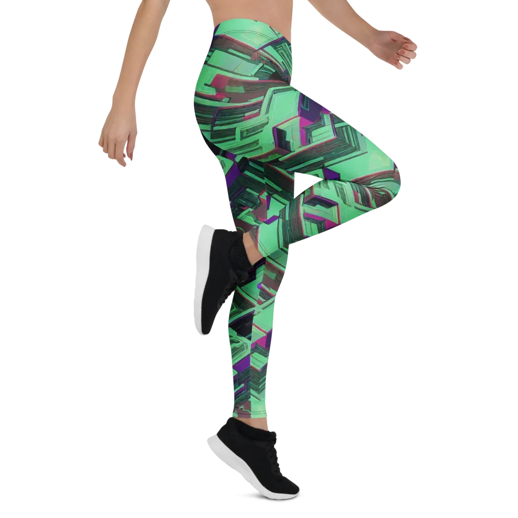 Prismatic Press on Leggings — Right