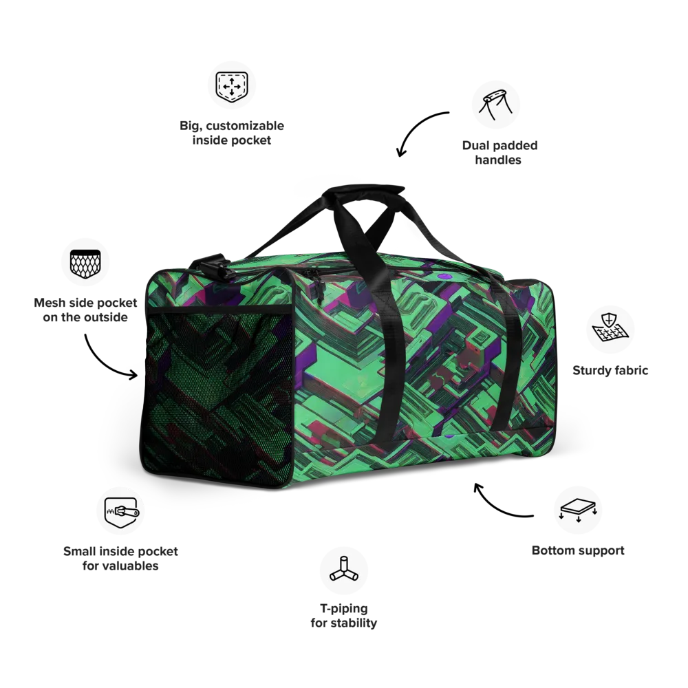 Prismatic Press on Duffle Bag — Right Front