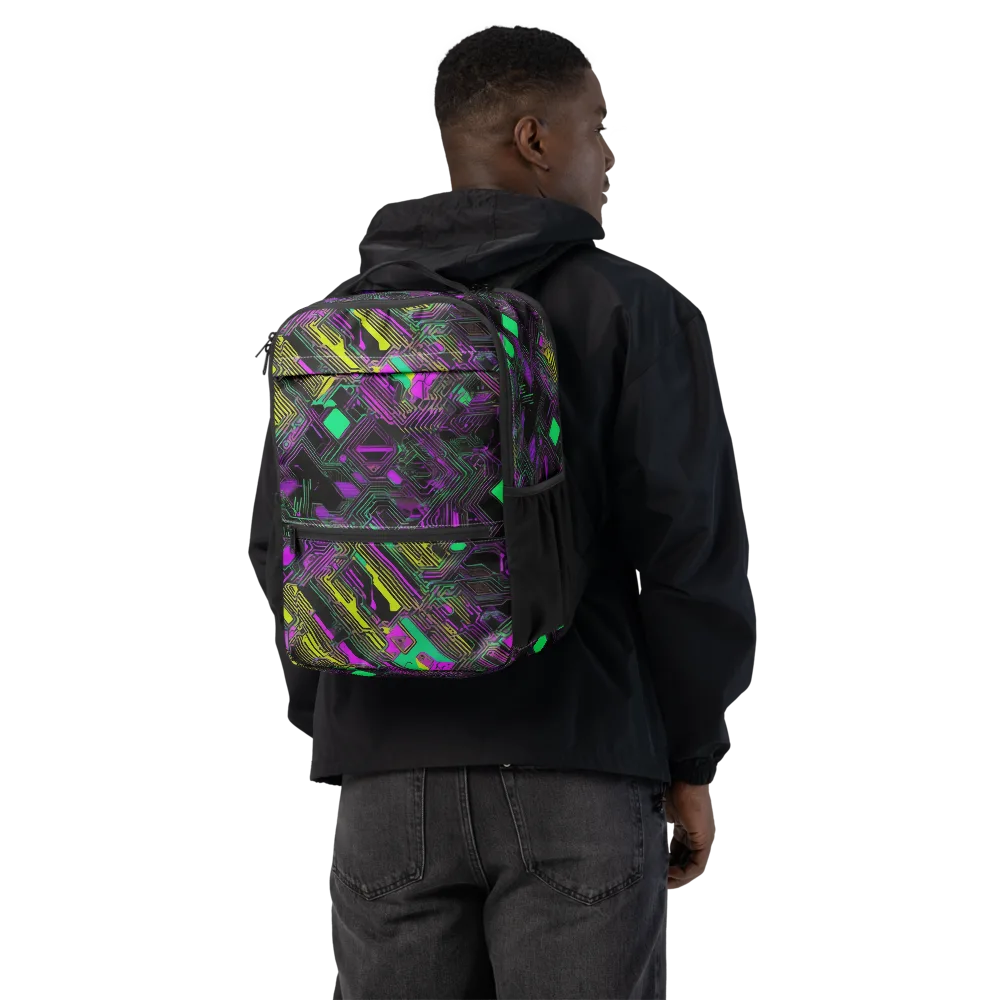 Night Voltage on Utility Backpack — Back