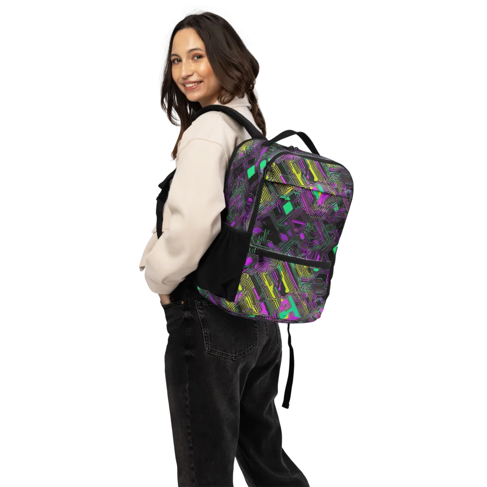 Night Voltage on Utility Backpack — Back