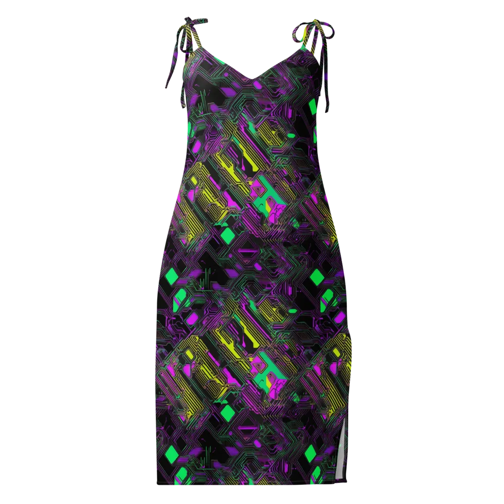 Night Voltage on Slip Dress — Front