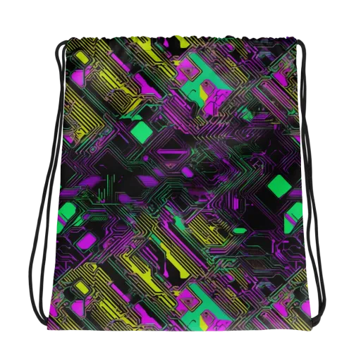 Night Voltage on a Drawstring Bag