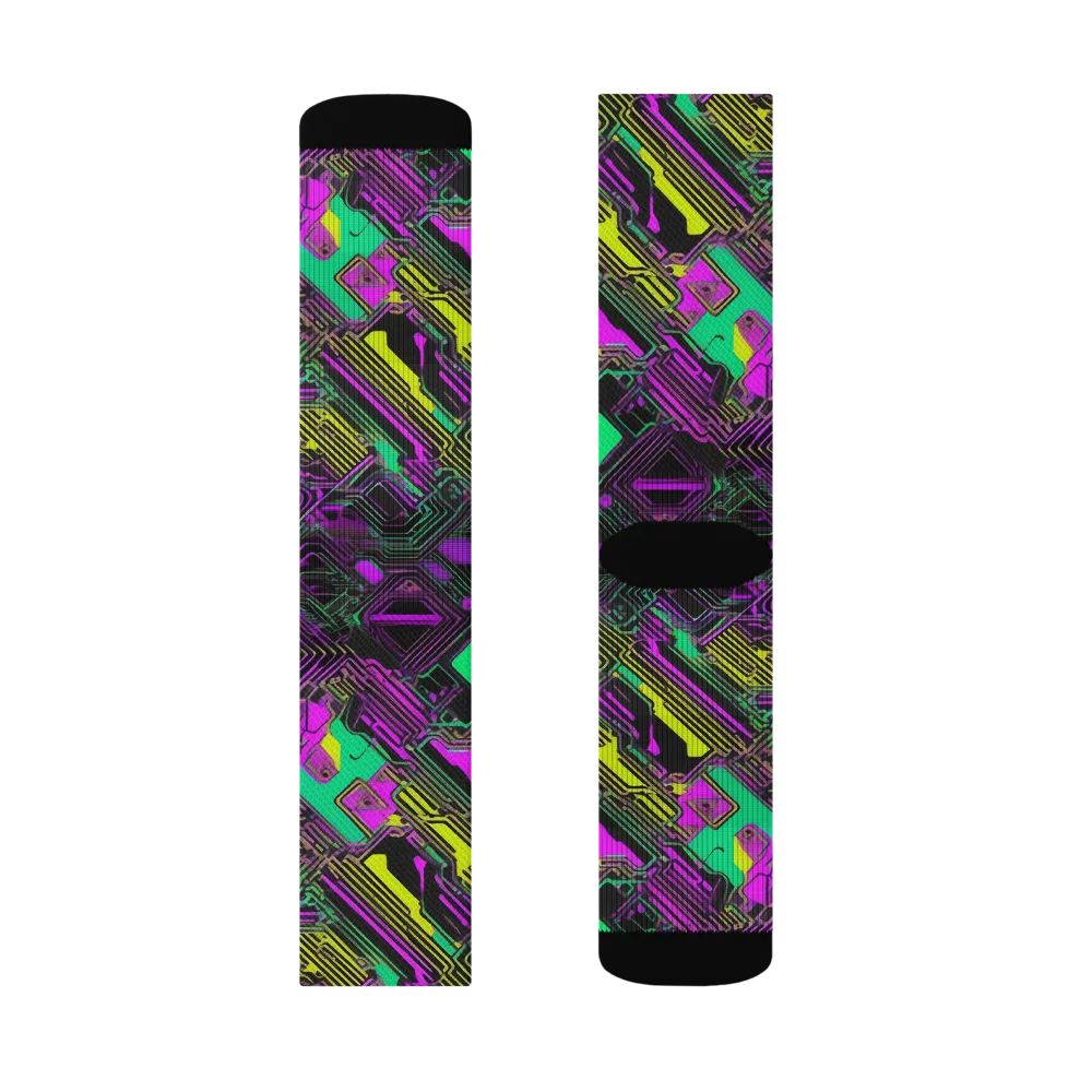 Night Voltage on Socks — Right Sock
