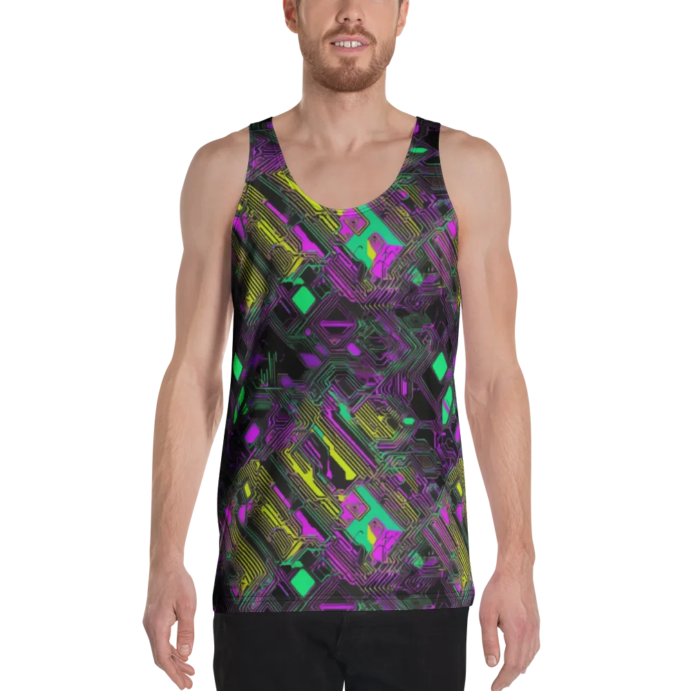 Night Voltage on Men's Tank Top — Front