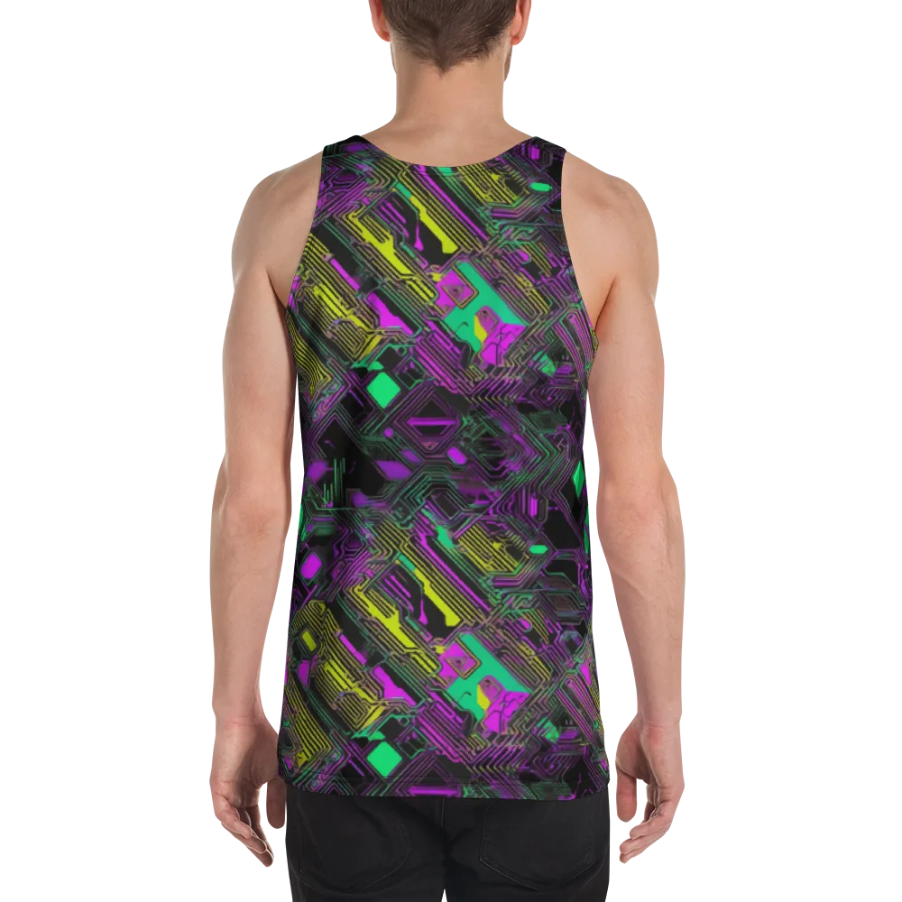 Night Voltage on Men's Tank Top — Back