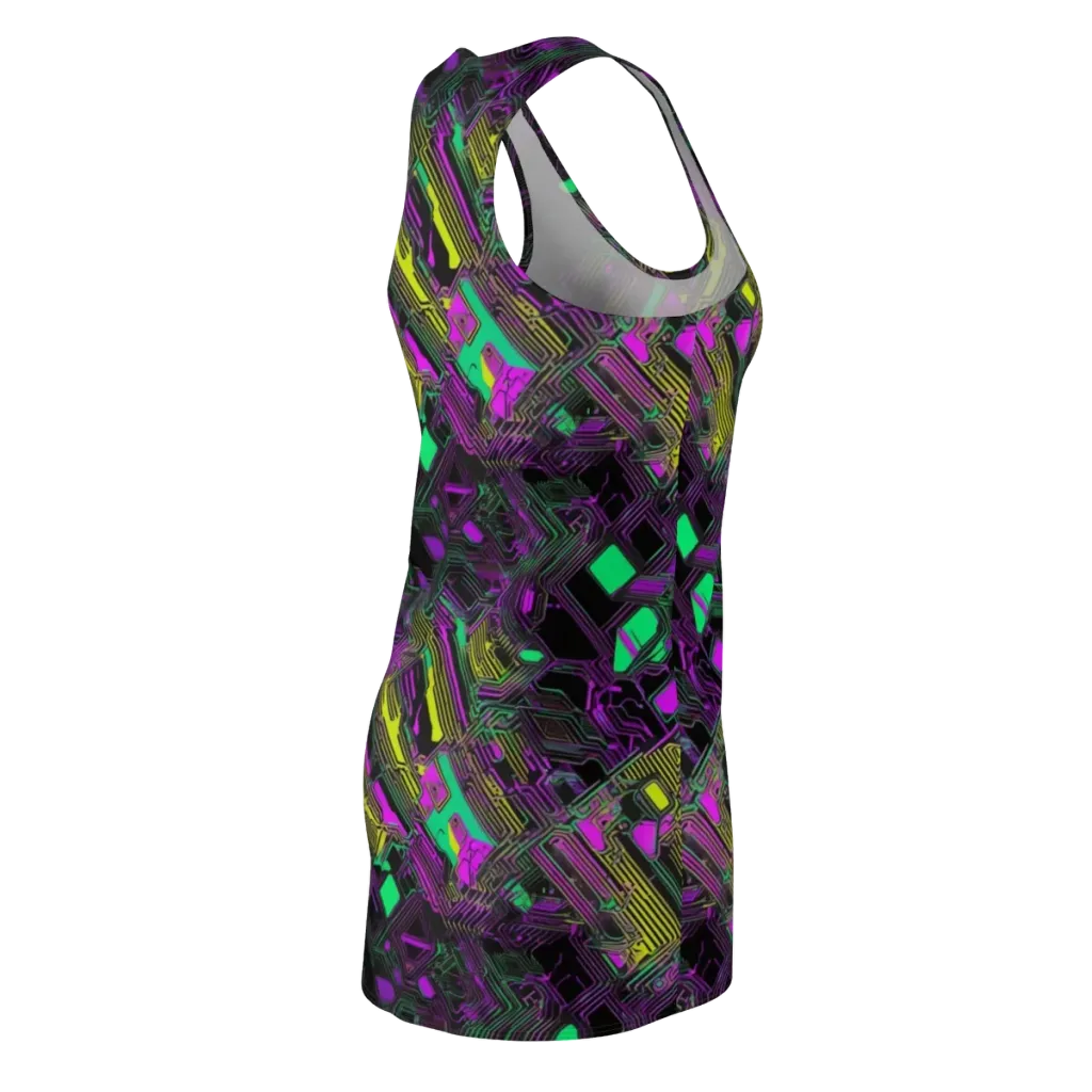 Night Voltage on Racerback Dress — Back Side