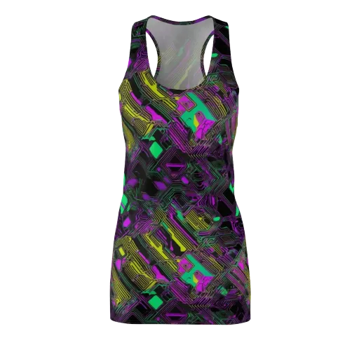 Night Voltage on a Racerback Dress