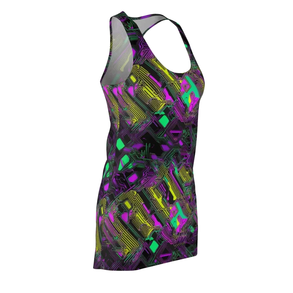 Night Voltage on Racerback Dress — Front Side
