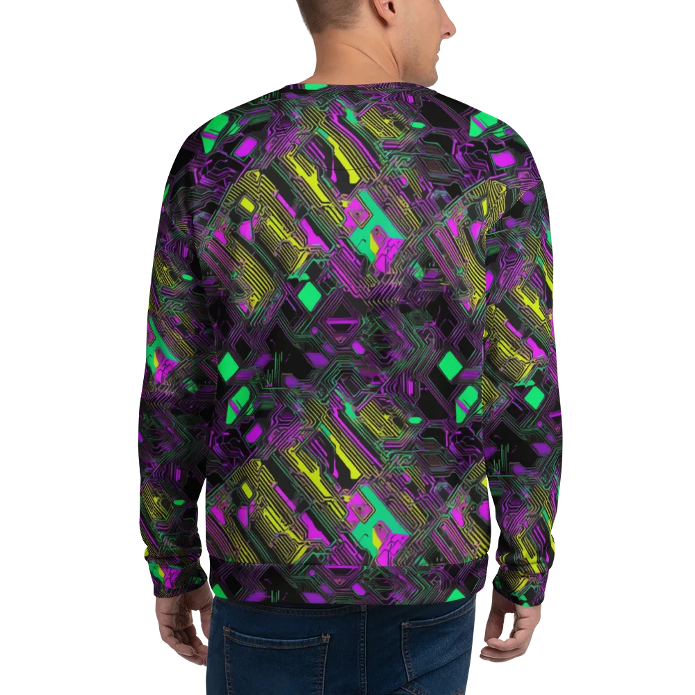 Night Voltage on Sweatshirt — Back