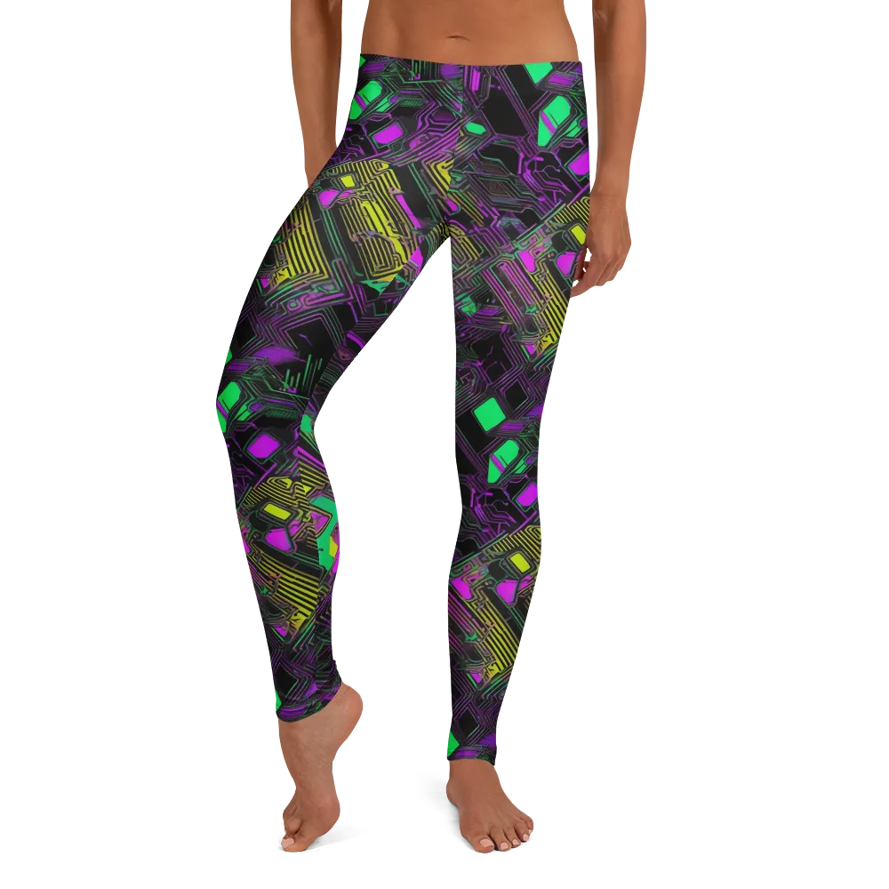 Night Voltage on Leggings — Front