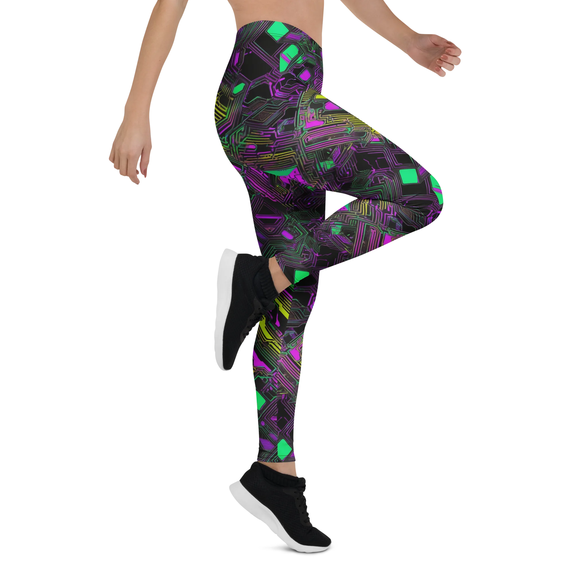 Night Voltage on Leggings — Right