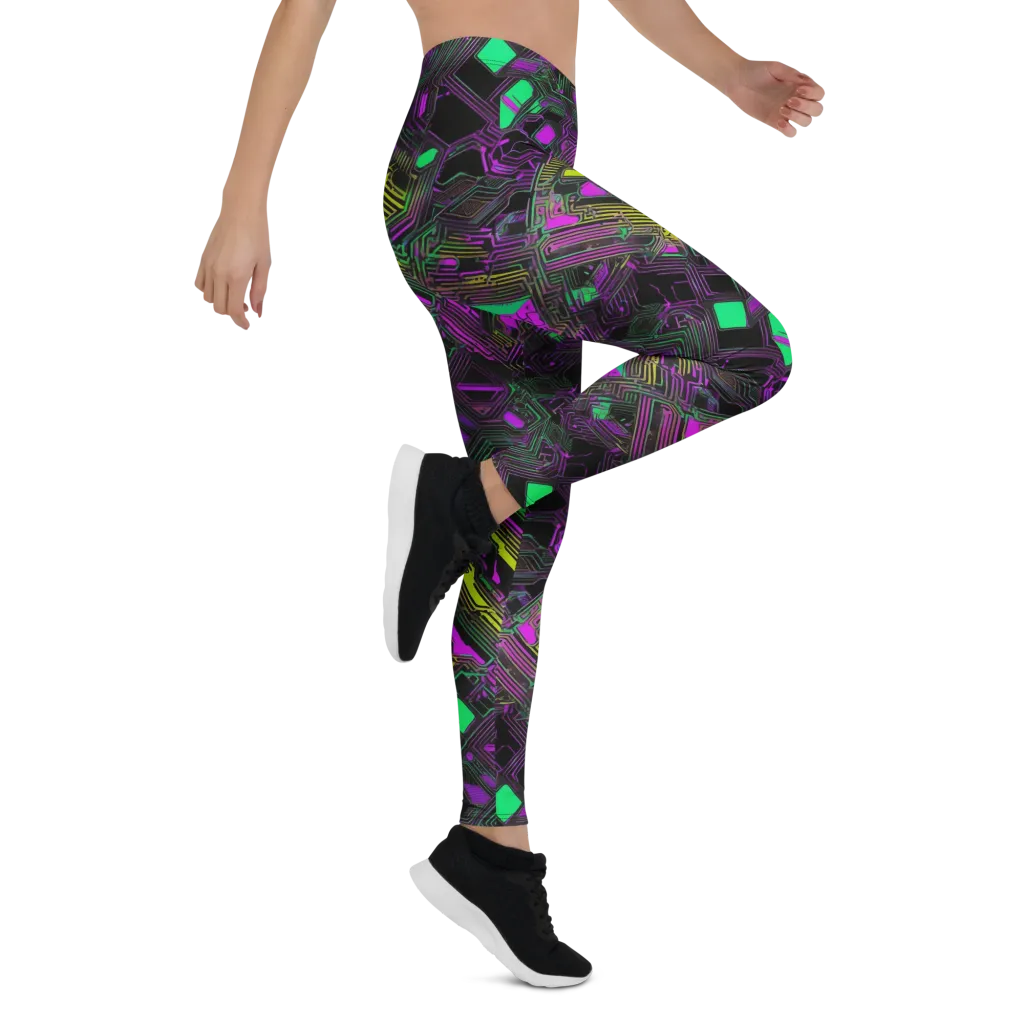 Night Voltage on Leggings — Right