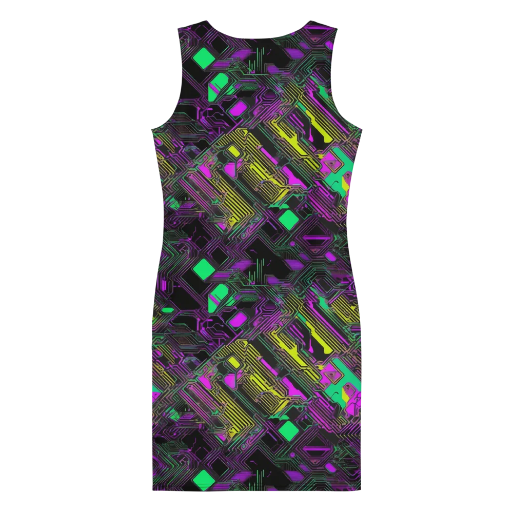 Night Voltage on Bodycon Dress — Back