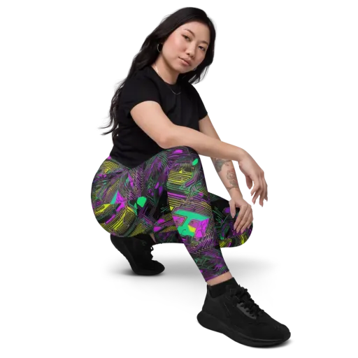Night Voltage on a Leggings with Pockets