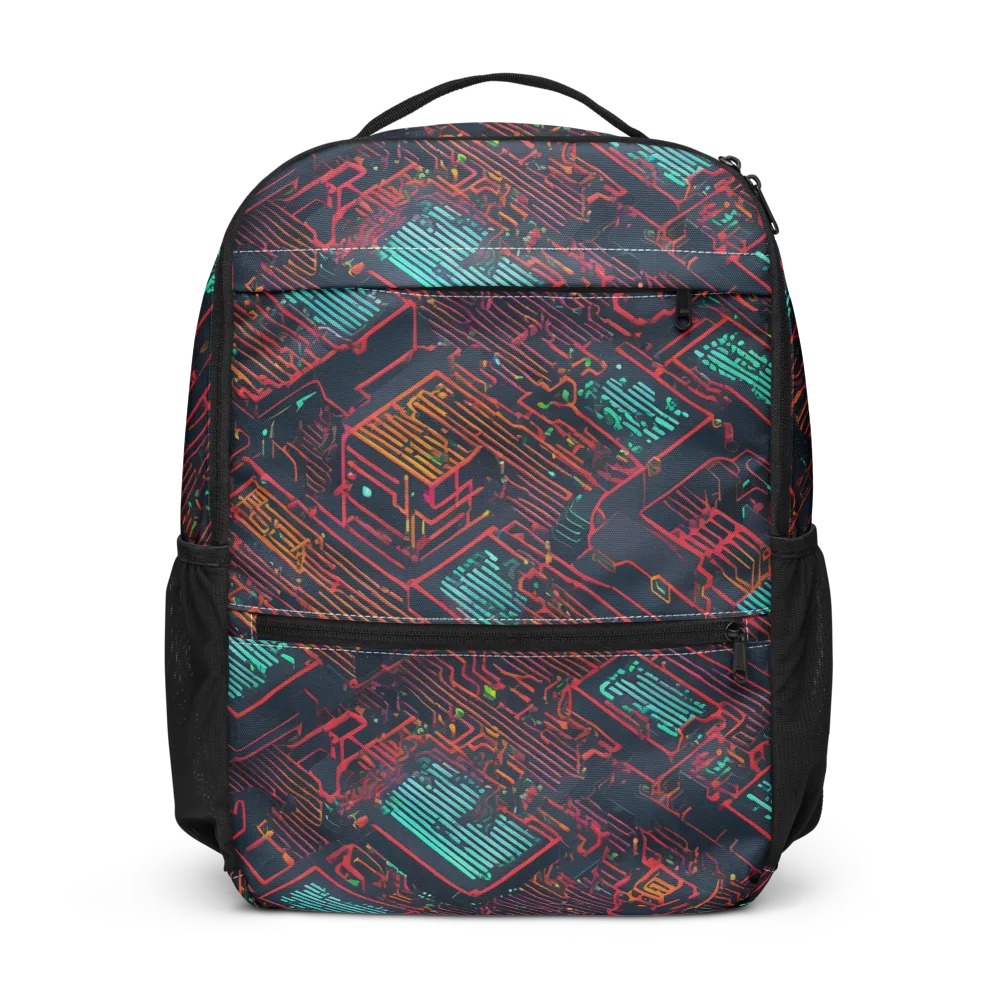 Midnight Motherboard on Utility Backpack — Front