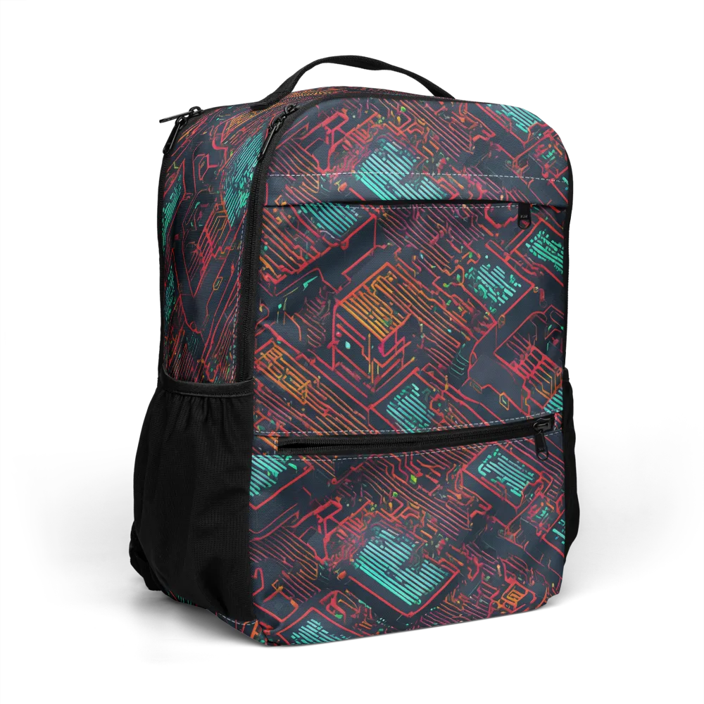 Midnight Motherboard on Utility Backpack — Right Front