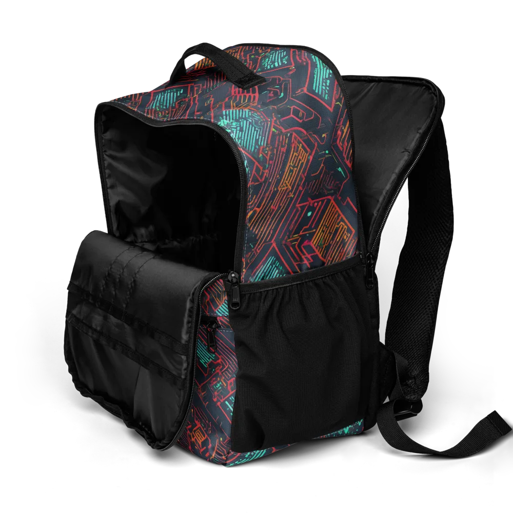Midnight Motherboard on Utility Backpack — Product details 2
