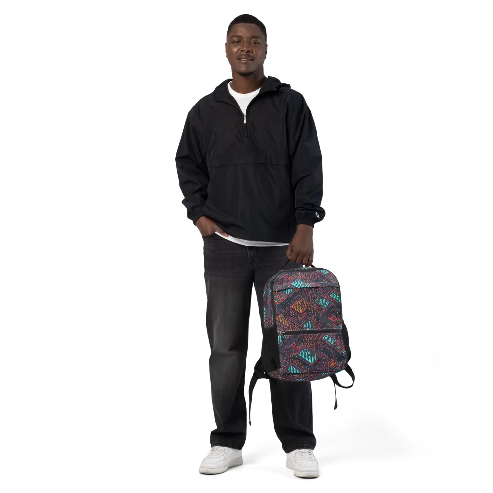 Midnight Motherboard on Utility Backpack — Front