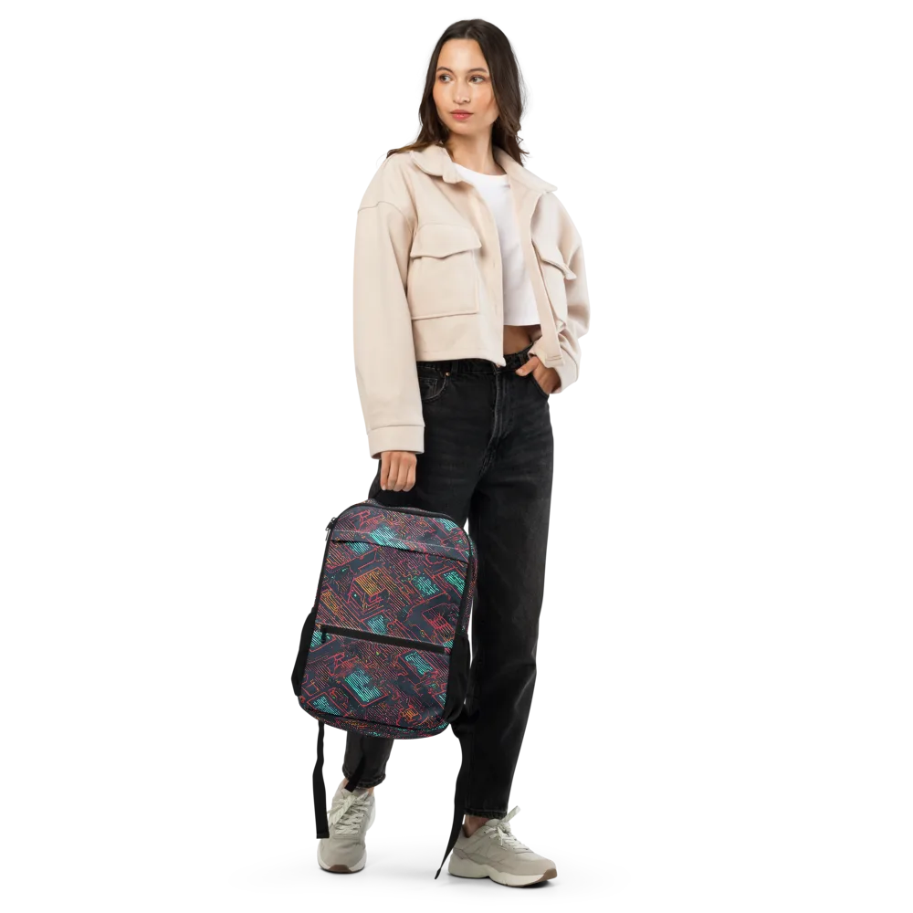 Midnight Motherboard on Utility Backpack — Front