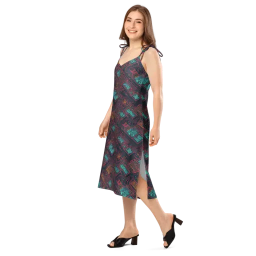 Midnight Motherboard on a Slip Dress