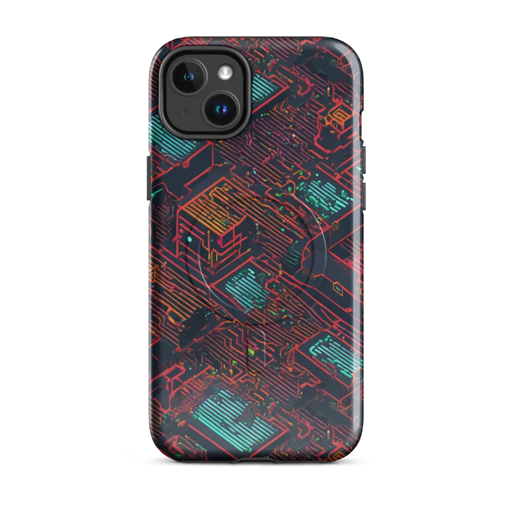 Midnight Motherboard on MagSafe Tough Case for iPhone® — Front
