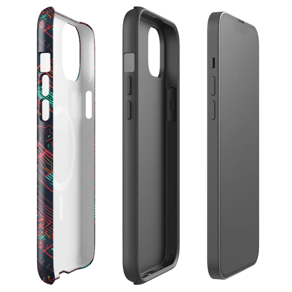 Midnight Motherboard on MagSafe Tough Case for iPhone® — Front