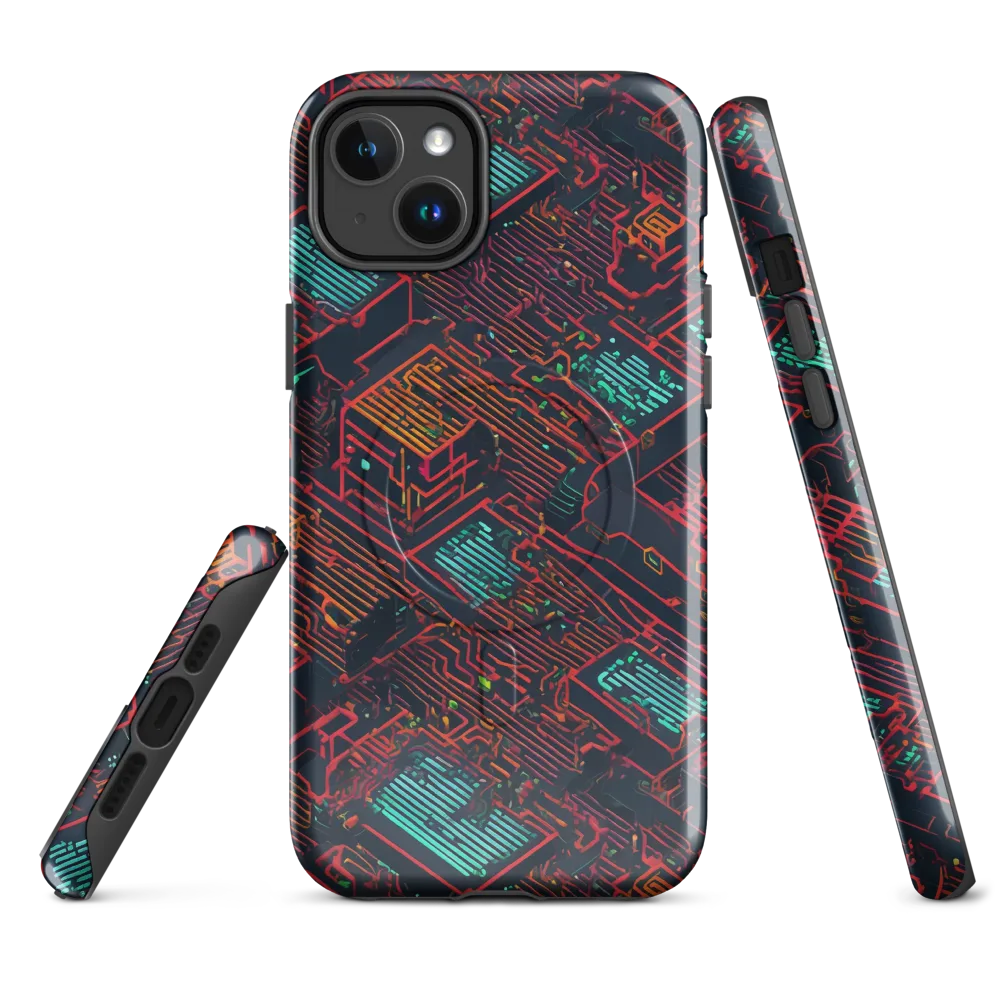 Midnight Motherboard on MagSafe Tough Case for iPhone® — Front