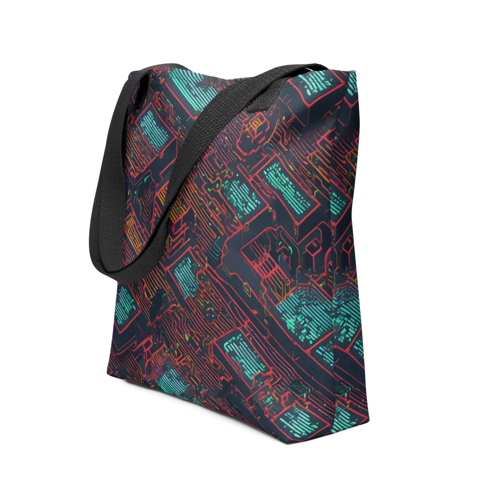 Midnight Motherboard on Tote Bag — Front