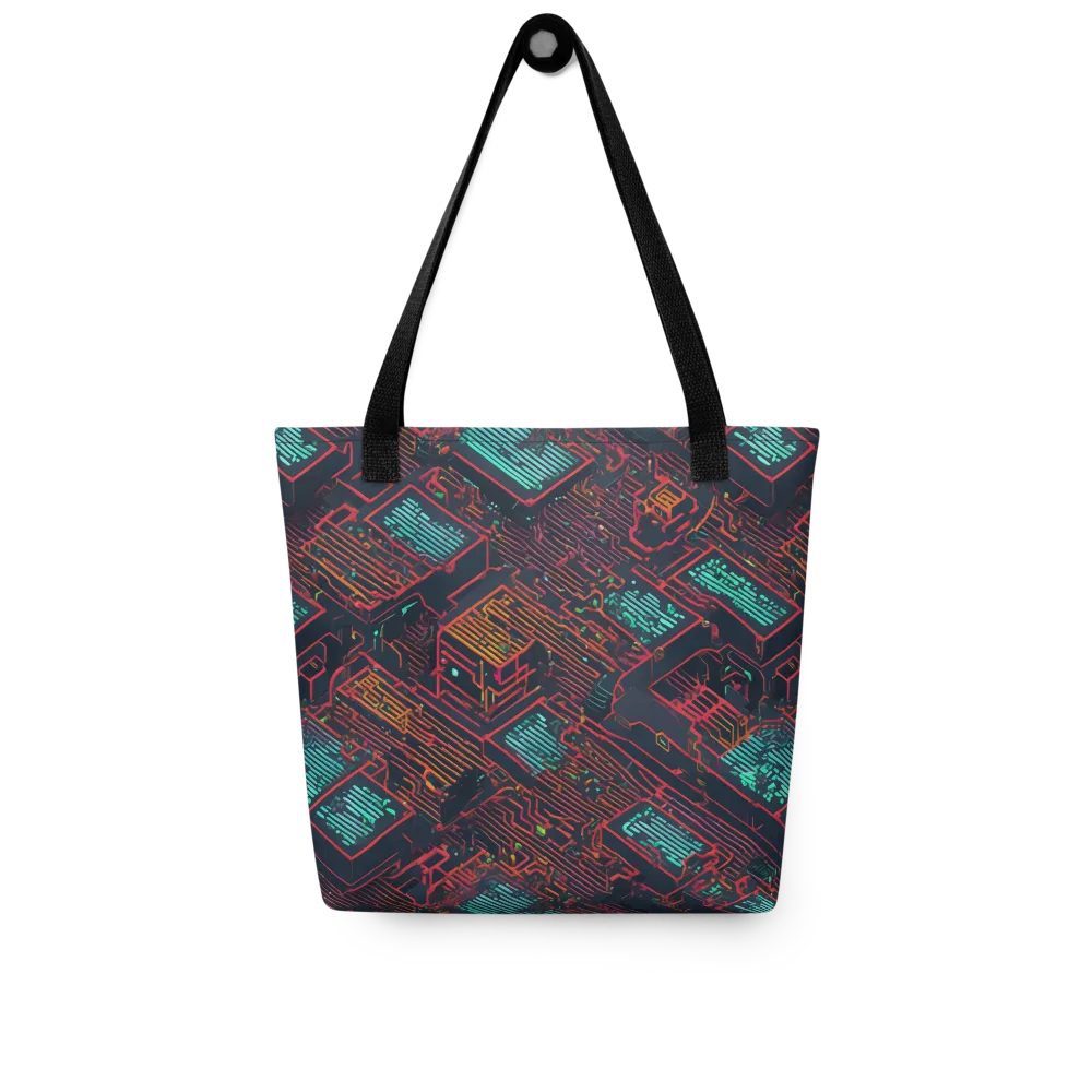 Midnight Motherboard on Tote Bag — Front