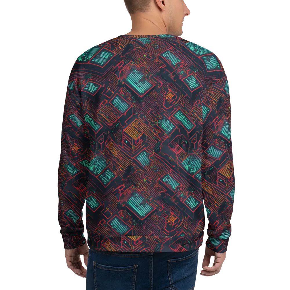 Midnight Motherboard on Sweatshirt — Back