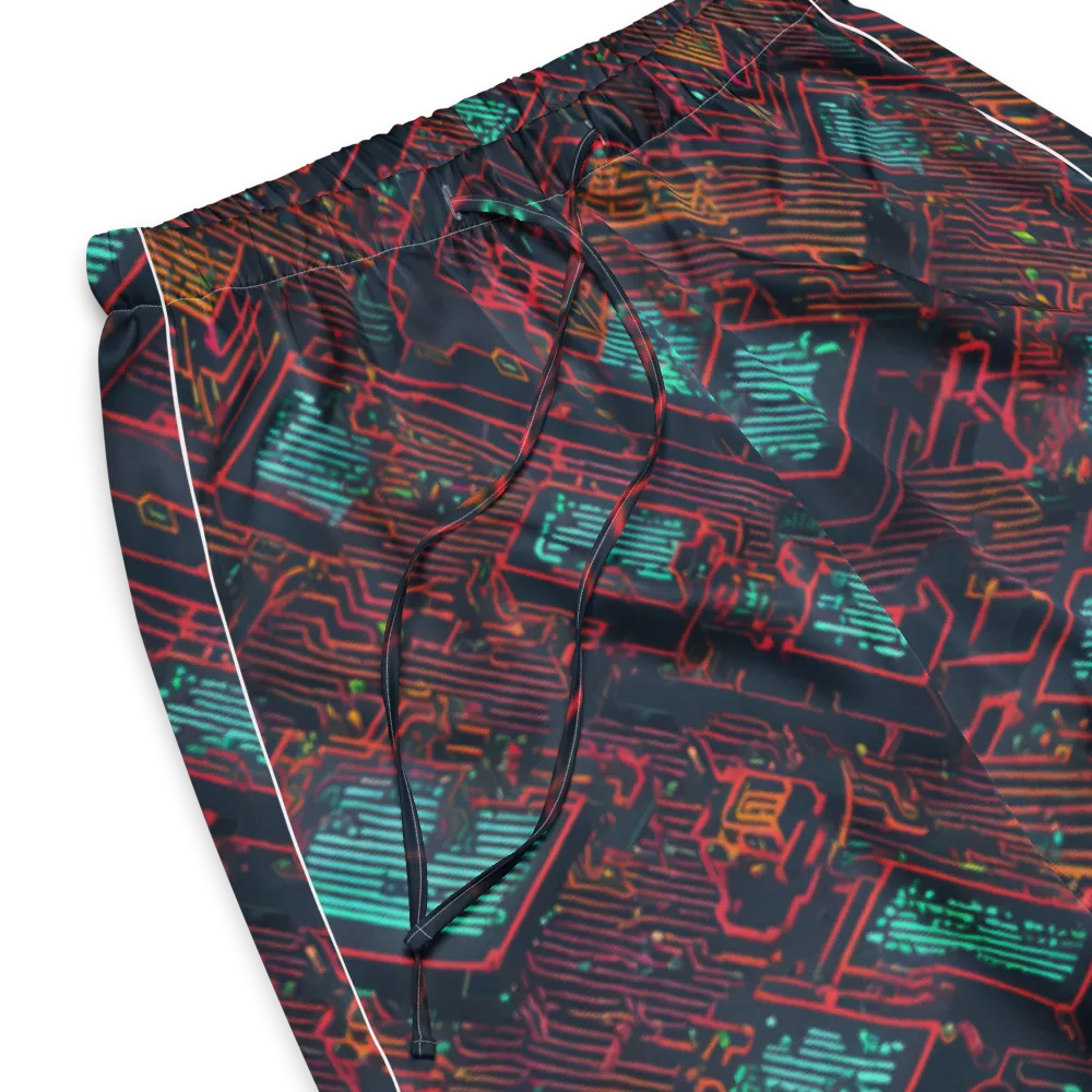 Midnight Motherboard on Women's Pajama Pants — Product details