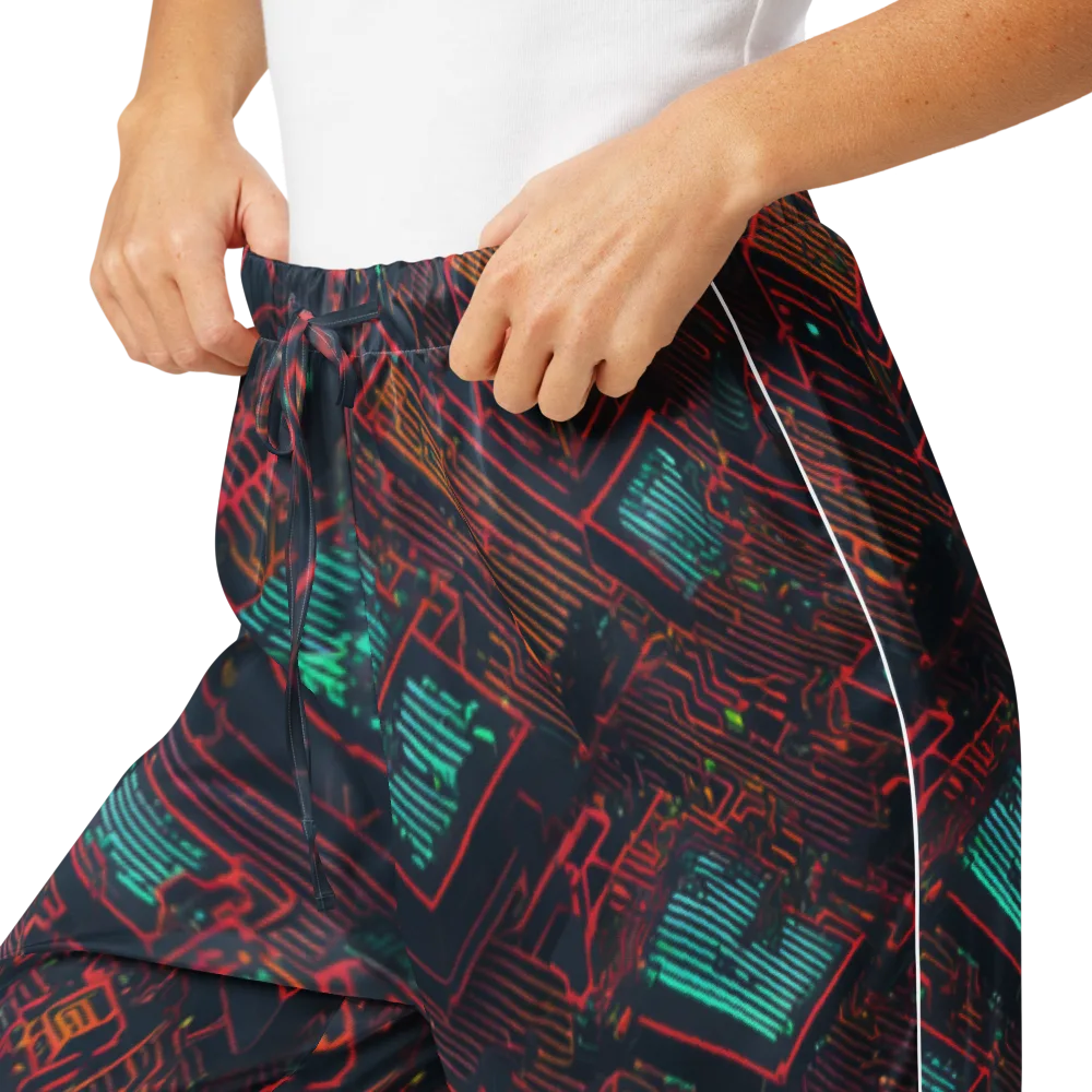 Midnight Motherboard on Women's Pajama Pants — Product details