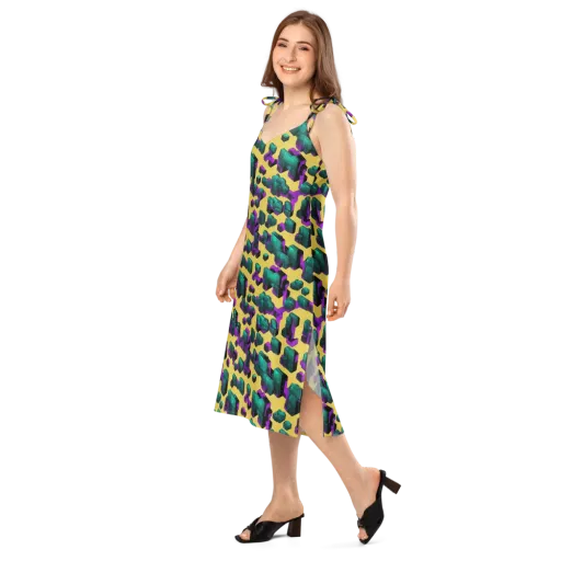 Electric Baggage on a Slip Dress