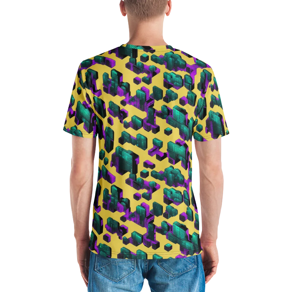 Electric Baggage on Men's Crew Neck T-Shirt — Back
