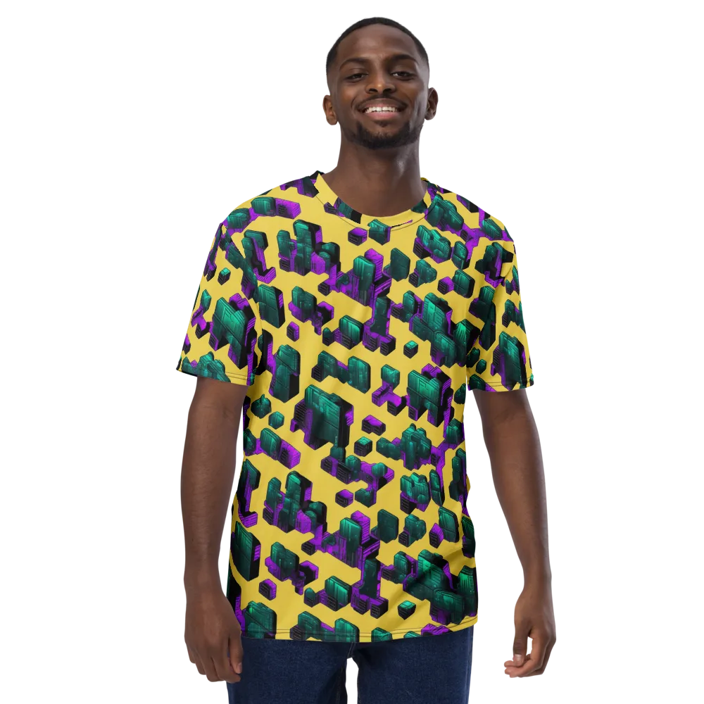 Electric Baggage on Men's Crew Neck T-Shirt — Front