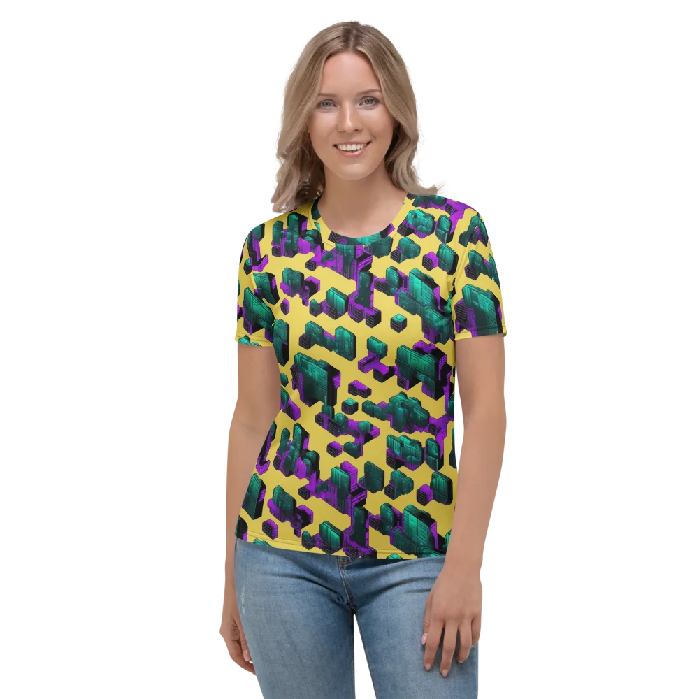 Electric Baggage on Women's Crew Neck T-Shirt — Front