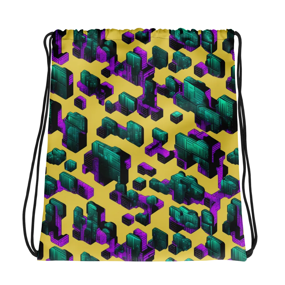 Electric Baggage on Drawstring Bag — Photo