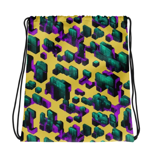 Electric Baggage on a Drawstring Bag