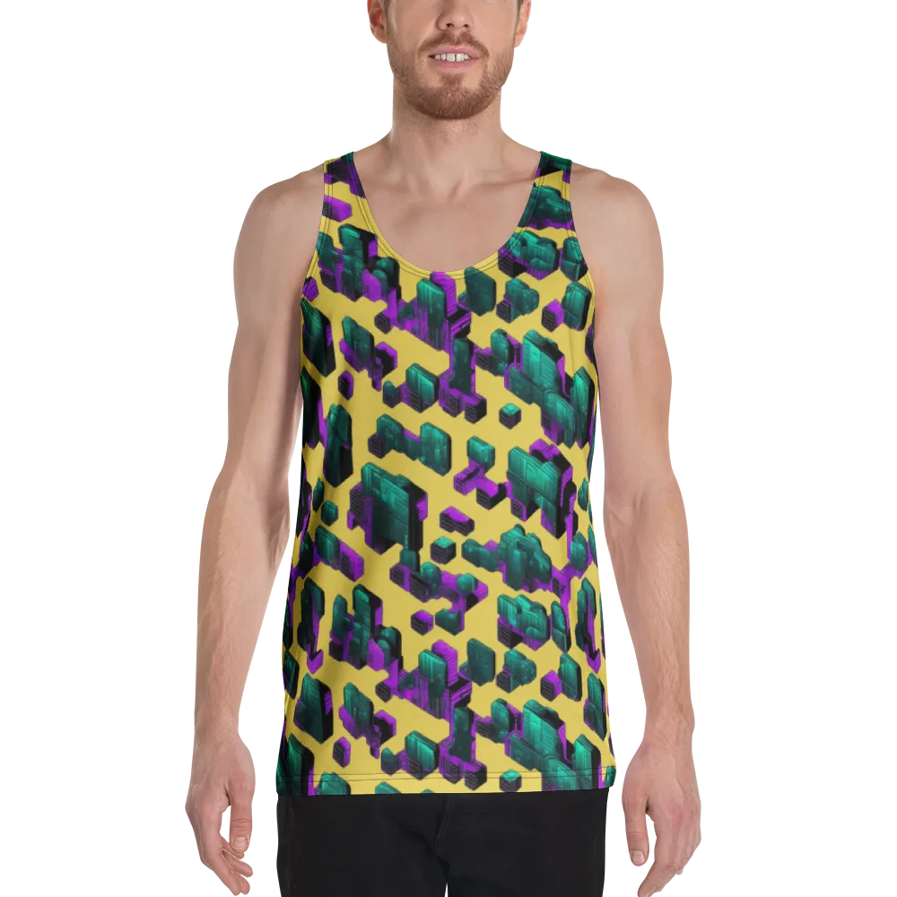 Electric Baggage on Men's Tank Top — Front