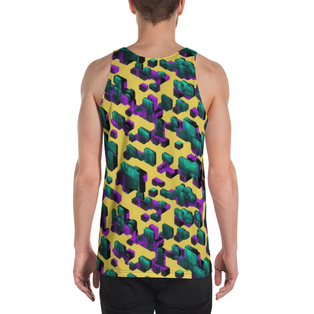 Electric Baggage on Men's Tank Top — Back