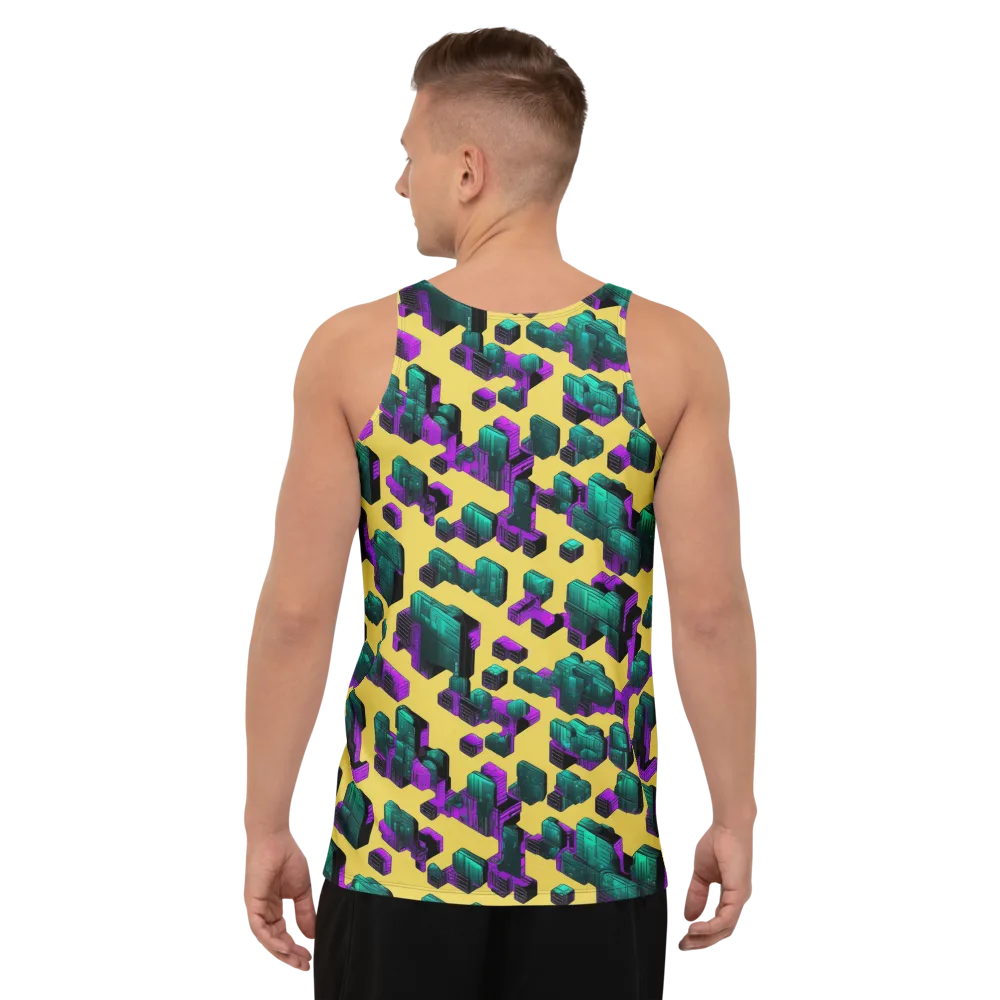 Electric Baggage on Men's Tank Top — Back