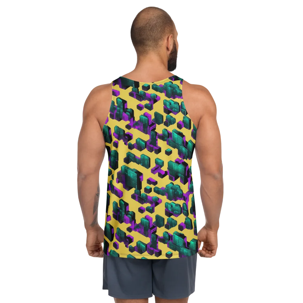 Electric Baggage on Men's Tank Top — Back