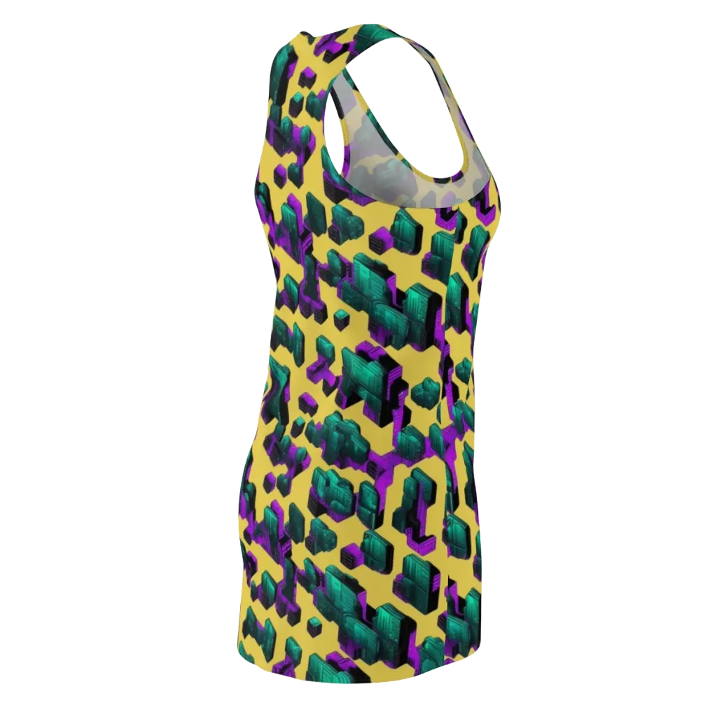 Electric Baggage on Racerback Dress — Back Side