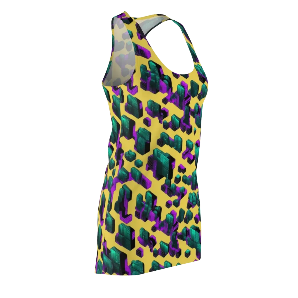 Electric Baggage on Racerback Dress — Front Side